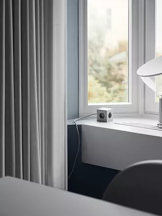 AVOLT | Mehrfachsteckdose Square 1 F 1.8MT Gotland Grey | 